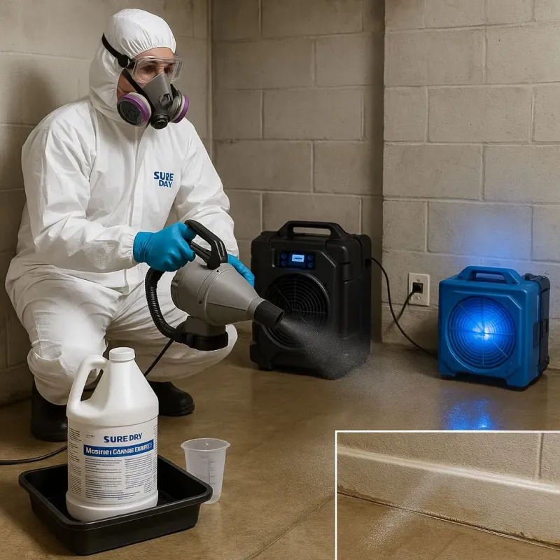Sanitization and Odor Removal process in Mexico Beach, FL